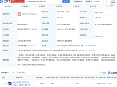 火星人斥资新设子公司，加码家用电器研发